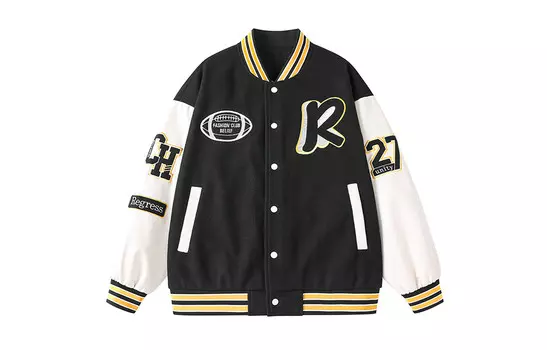 Бейсбольная куртка унисекс Masglo, черный