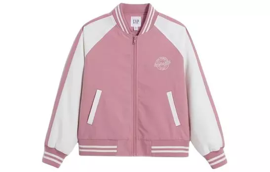 Бейсбольная майка женская Gap, розовый