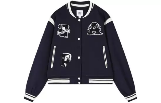 Бейсбольная майка женская Gap, серый