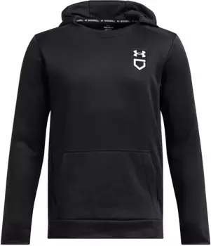 Бейсбольная толстовка Under Armour для мальчиков, черный/белый