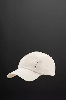 Бейсбольная тренировочная кепка ZARA, белый