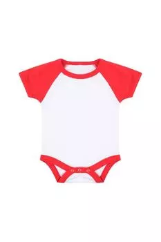 Бейсбольное боди Essential с короткими рукавами Larkwood, белый