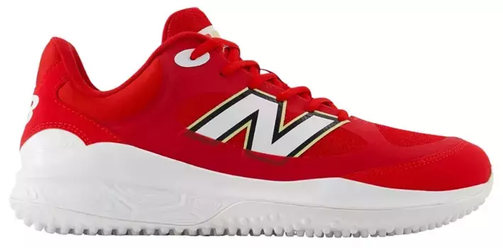 Бейсбольные кроссовки New Balance Fresh Foam 3000 V7 для газона, красный/белый