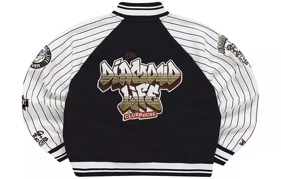 Бейсбольные куртки женские черный Fila Fusion