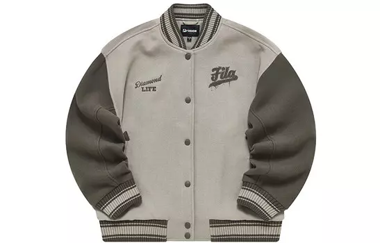 Бейсбольные куртки женские Karma серый Fila Fusion