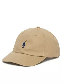 Бейсболка 322552489002 Polo Ralph Lauren, бежевый
