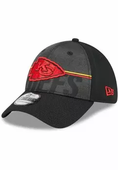 Бейсболка 39THIRTY NFL TRAINING 2023 KANSAS CITY CHIEFS New Era, цвет black