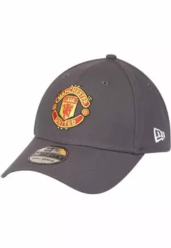 Бейсболка 39THIRTY STRETCH MANCHESTER UNITED New Era, цвет charcoal