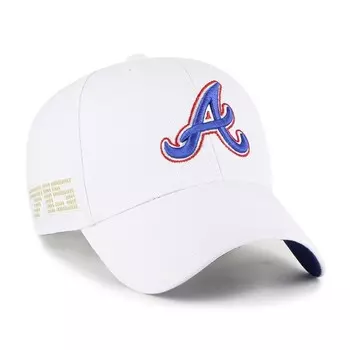Бейсболка 47 Atlanta Braves, белый