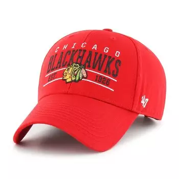 Бейсболка 47 Chicago Blackhawks, красный