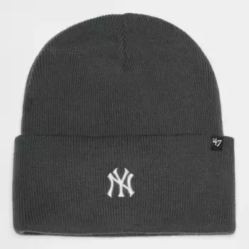 Бейсболка '47 Cuff Knit Base Runner MLB New York Yankees, серый