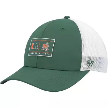 Бейсболка 47 Miami Hurricanes, зеленый