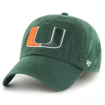 Бейсболка 47 Miami Hurricanes, зеленый