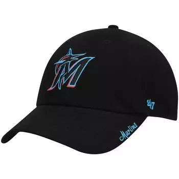 Бейсболка 47 Miami Marlins, черный