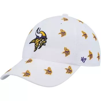 Бейсболка 47 Minnesota Vikings, белый