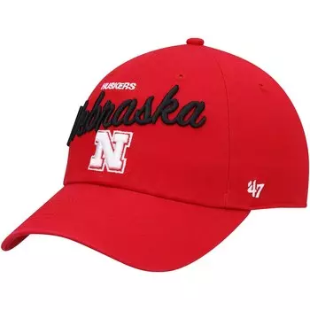 Бейсболка 47 Nebraska Huskers, алый