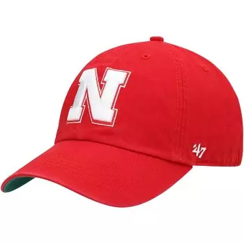 Бейсболка 47 Nebraska Huskers, алый
