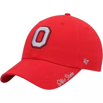 Бейсболка 47 Ohio State Buckeyes, алый