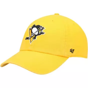 Бейсболка 47 Pittsburgh Penguins, золотой
