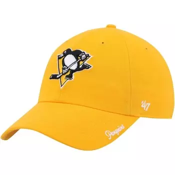 Бейсболка 47 Pittsburgh Penguins, золотой