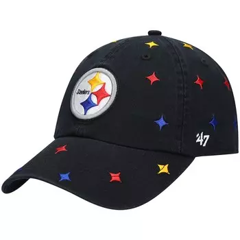 Бейсболка 47 Pittsburgh Steelers, черный