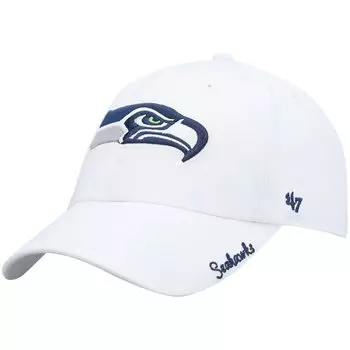 Бейсболка 47 Seattle Seahawks, белый