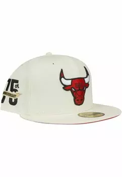 Бейсболка 59FIFTY ANNIVERSARY CHICAGO BULLS New Era, цвет beige