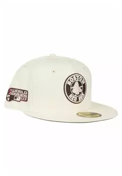 Бейсболка 59FIFTY COOPERSTOWN BOSTON RED SOX New Era, цвет beige