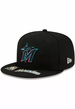 Бейсболка 59FIFTY GRAPHIC VISOR MLB TEAMS New Era, цвет miami marlins