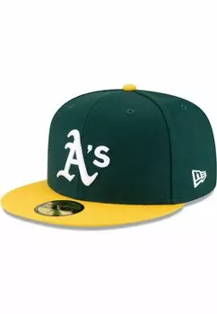 Бейсболка 59FIFTY ICED OUT OAKLAND ATHLETICS New Era, цвет celtic green
