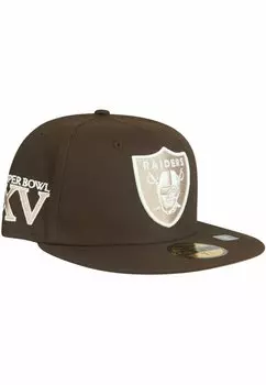 Бейсболка 59FIFTY LAS VEGAS RAIDERS New Era, цвет brown