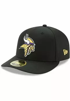 Бейсболка 59FIFTY LOW PROFILE MINNESOTA VIKINGS New Era, цвет black