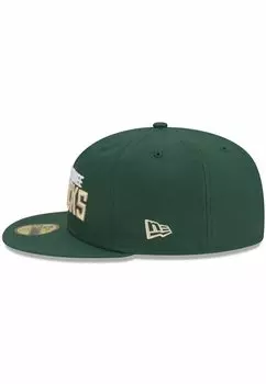 Бейсболка 59FIFTY NBA CHAMPIONS MILWAUKEE BUCKS New Era, темно-зеленый