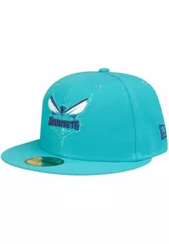 Бейсболка 59FIFTY NBA CHARLOTTE HORNETS New Era, цвет teal