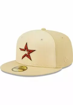 Бейсболка 59FIFTY RAFFIA HOUSTON ASTROS New Era, цвет gold