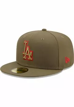 Бейсболка 59FIFTY WORLD SERIES 1981 LA DODGERS New Era, цвет olive