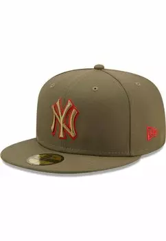 Бейсболка 59FIFTY WORLD SERIES 1999 NY YANKEES New Era, цвет olive