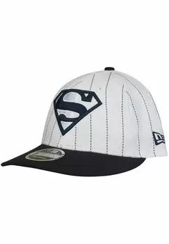 Бейсболка 9FIFTY DC COMICS PINSTRIPE SUPERMAN New Era, цвет white