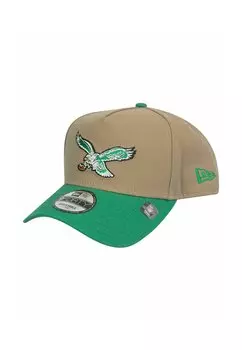 Бейсболка 9FORTY A-FRAME - RETRO PHILADELPHIA EAGLES New Era, хаки