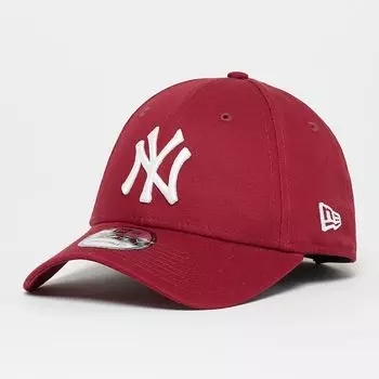Бейсболка 9Forty MLB New York Yankees Essential New Era, цвет cardinal/white