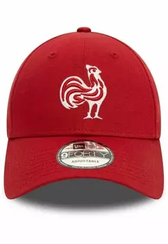 Бейсболка 9FORTY STRAPBACK FRENCH FEDERATION OF RUGBY New Era, красный