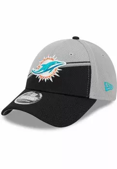 Бейсболка 9FORTY STRETCH SIDELINE 2023 MIAMI DOLPHINS New Era, цвет grey