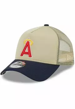 Бейсболка 9FORTY TRUCKER CALIFORNIA ANGELS New Era, цвет beige