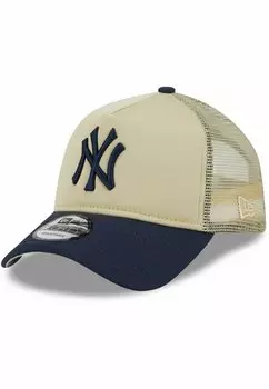 Бейсболка 9FORTY TRUCKER NEW YORK YANKEES New Era, цвет beige