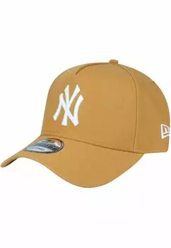 Бейсболка 9FORTY TRUCKER NEW YORK YANKEES New Era, цвет tan white