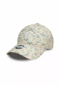 Бейсболка 9TWENTY FLORAL YANKEES New Era, бежевый