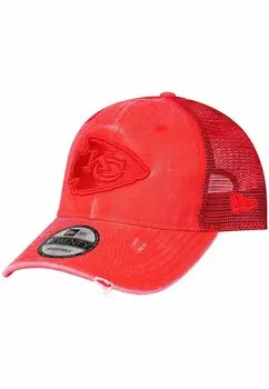 Бейсболка 9TWENTY TRUCKER WASHEDLOOK NFL TEAMS New Era, цвет kansas city chiefs red