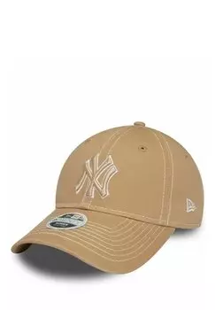 Бейсболка 9TWENTY WASHED YORK YANKEES New Era, цвет beige