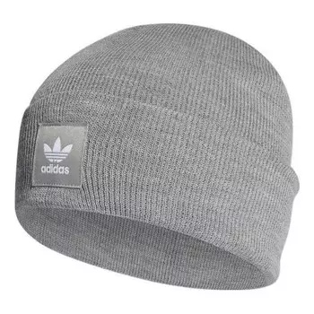 Бейсболка adicolor cuff beanie 'grey' Adidas, серый