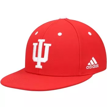 Бейсболка adidas Indiana Hoosiers, малиновый